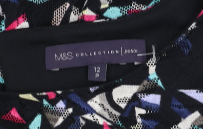 Marks and Spencer Women’s Geometric Size 12 Petite Dress