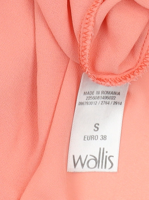 Womens UK Size S Wallis Pink Camisole Blouse