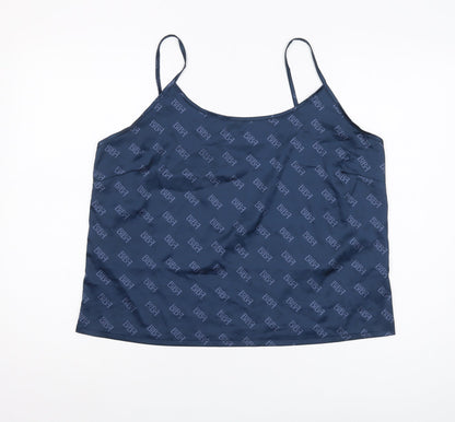 Biba Women's Blue Camisole Tank, Size 16, Adjustable Straps
