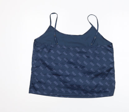 Biba Women's Blue Camisole Tank, Size 16, Adjustable Straps