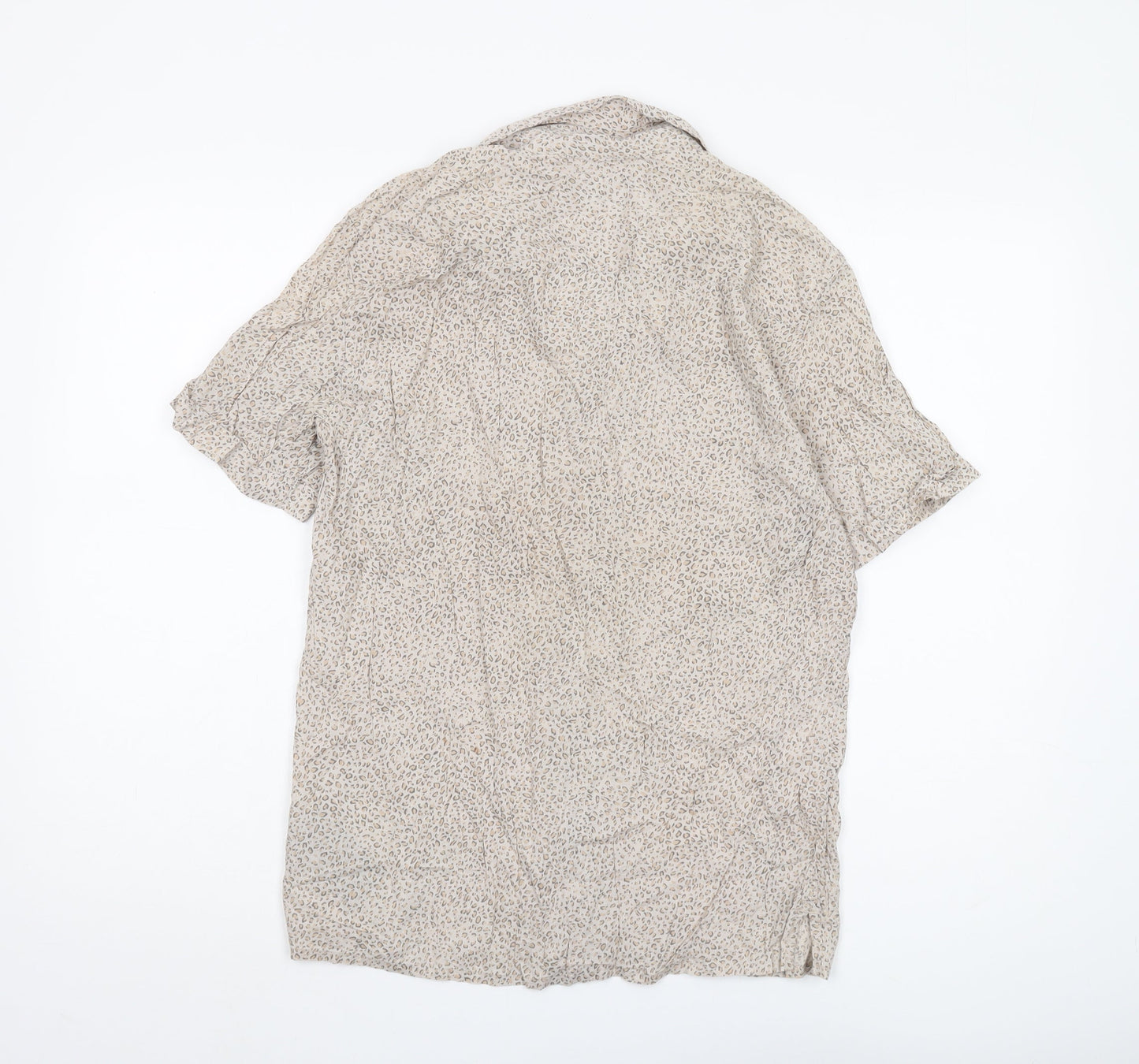 Womens UK Size S AllSaints Beige  Button-Up