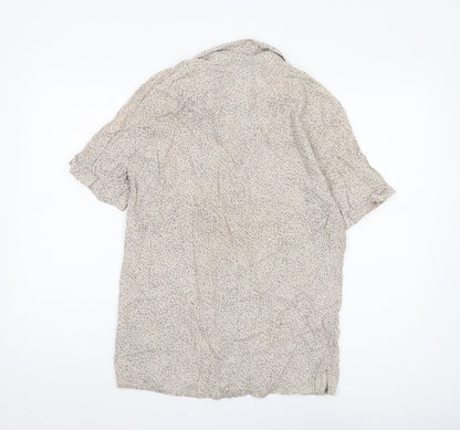 Womens UK Size S AllSaints Beige  Button-Up