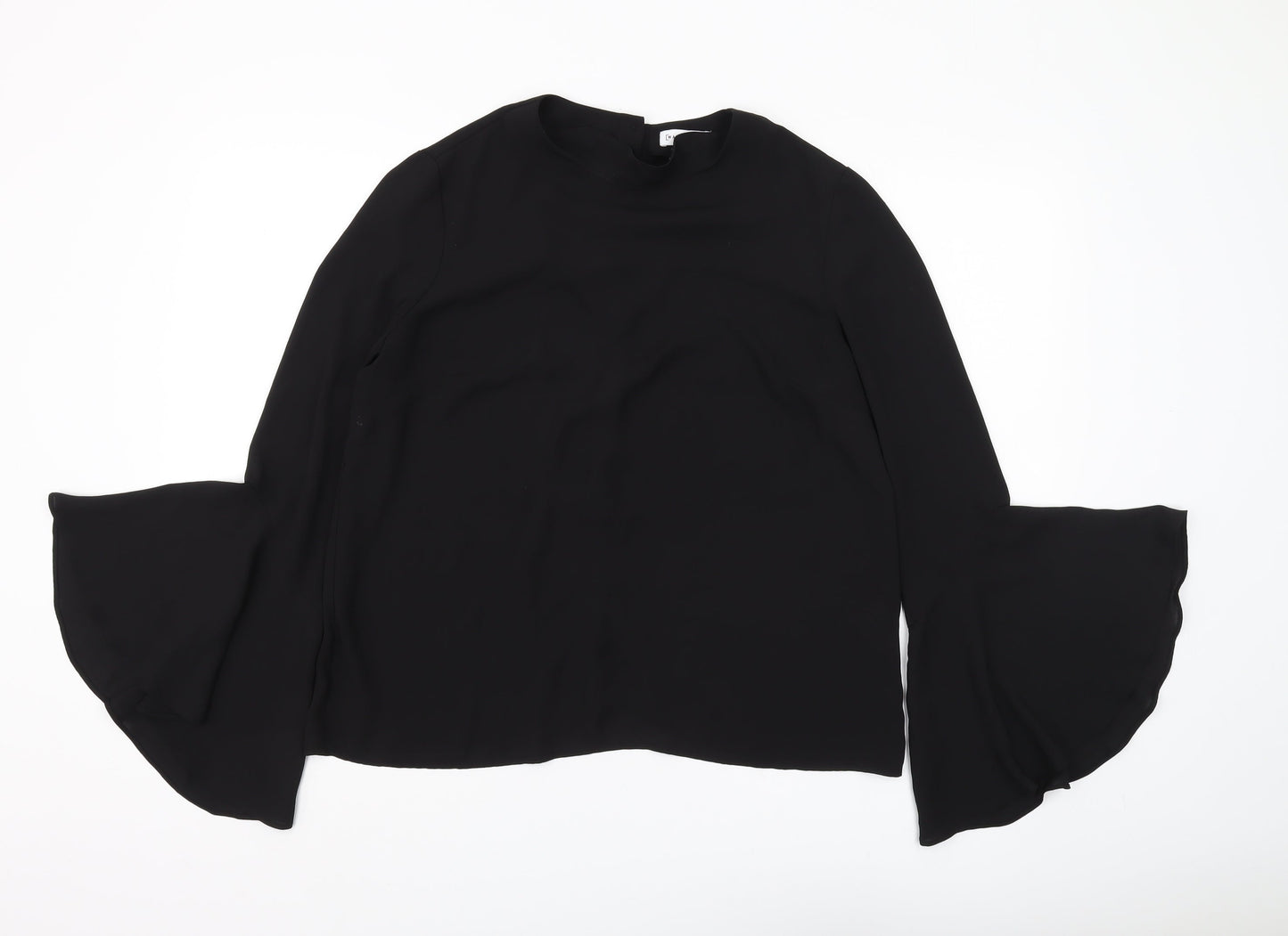 Womens UK Size 14 Warehouse Black  Blouse