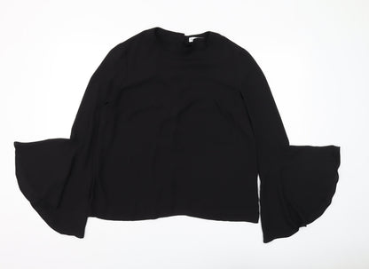 Womens UK Size 14 Warehouse Black  Blouse
