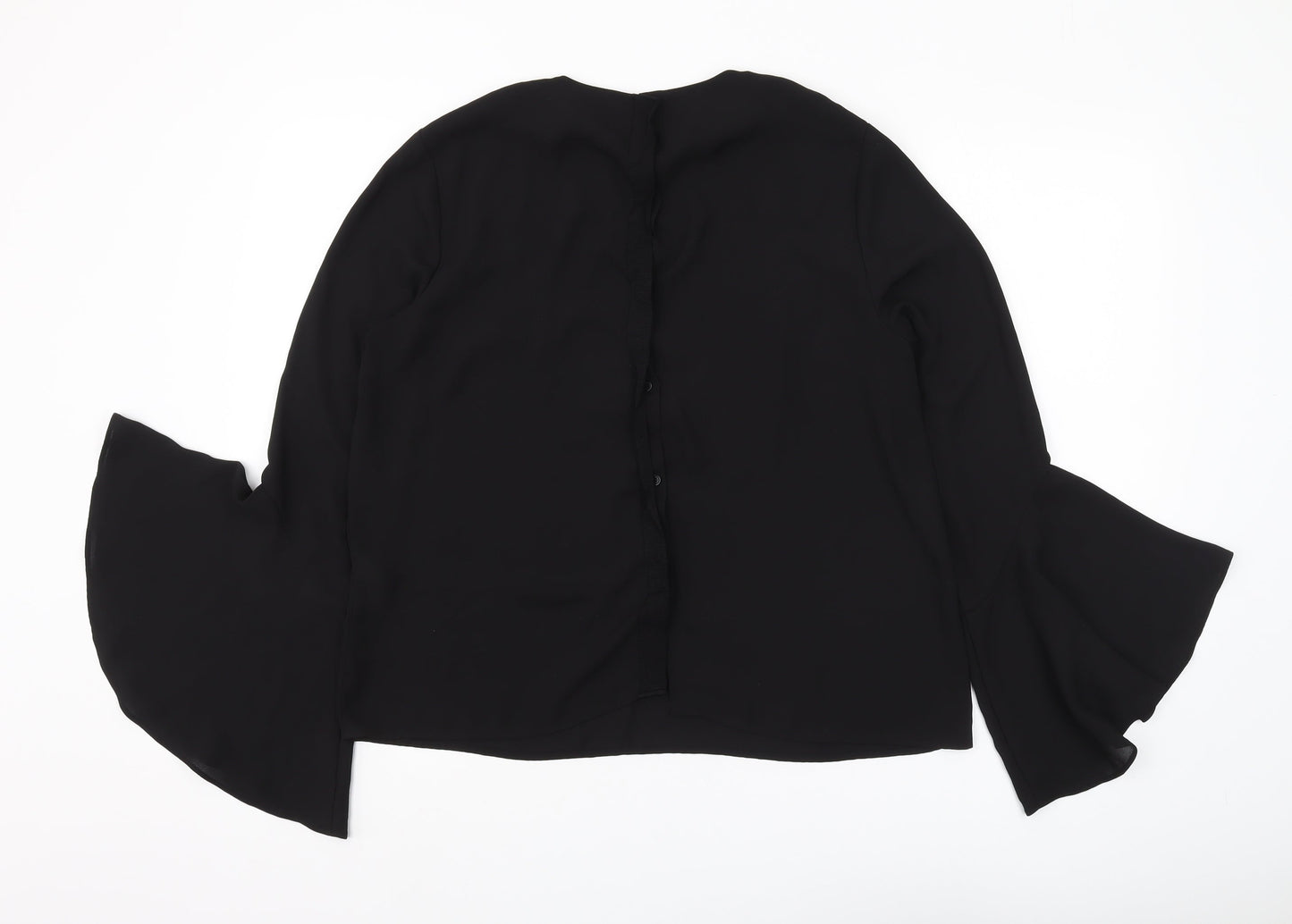 Womens UK Size 14 Warehouse Black  Blouse