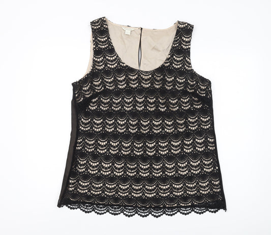 Womens UK Size 18 Monsoon Black Camisole Tank