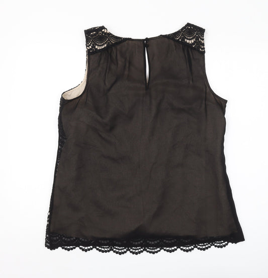 Womens UK Size 18 Monsoon Black Camisole Tank