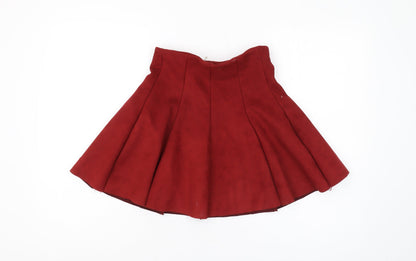 Tally Weijl Women's A-Line Red Short Skirt, Size S