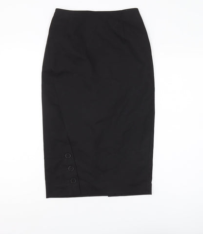 H&M Women's Black Pencil Skirt, Size 6, Long