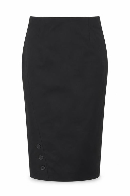 Womens UK Size 6 H&M Straight & Pencil Twill Skirt