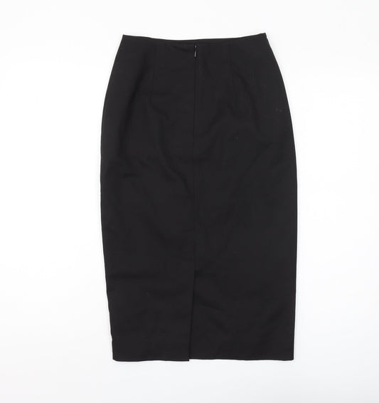 H&M Women's Black Pencil Skirt, Size 6, Long