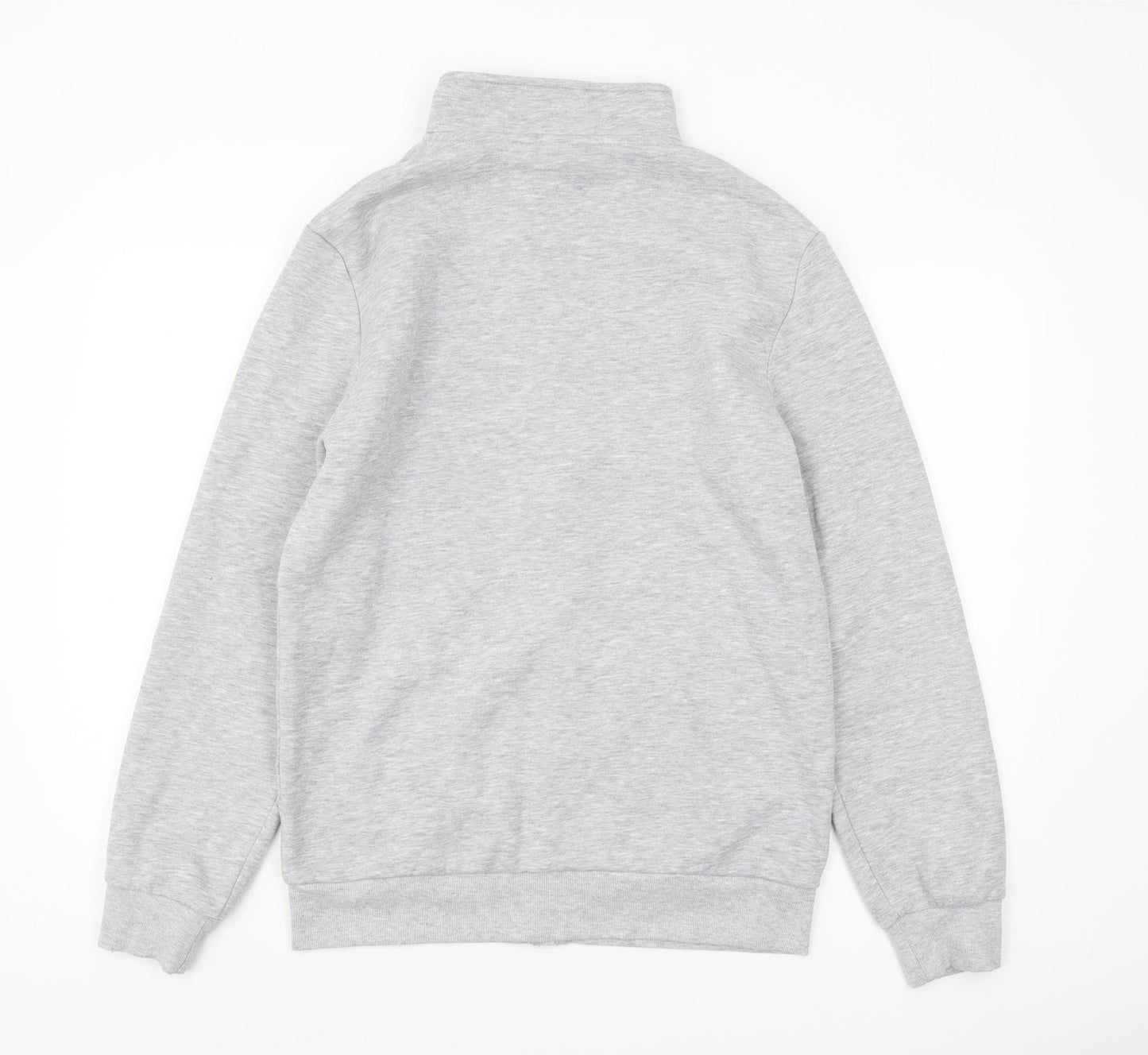 Mens UK Size M Bekkin Grey Full Zip Sweatshirt