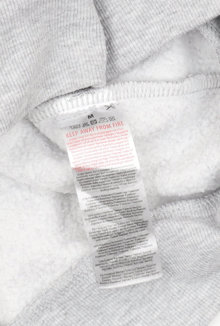 Mens UK Size M Bekkin Grey Full Zip Sweatshirt