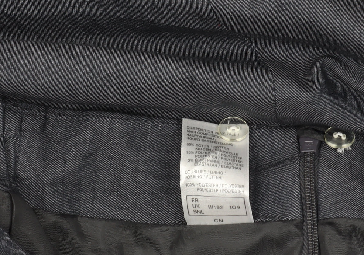 Damart Women's Grey A-Line Knee Length Skirt Size 24