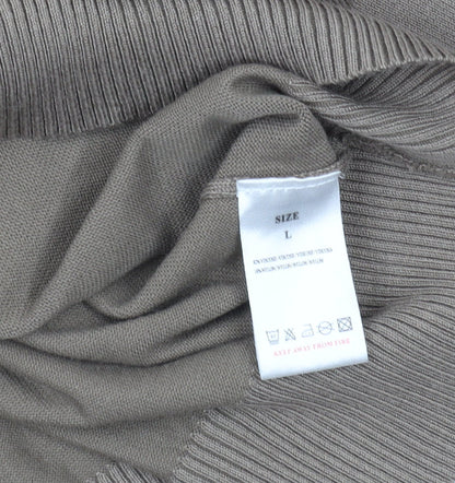 Womens UK Size L Blue Vanilla Brown Pullover Jumper