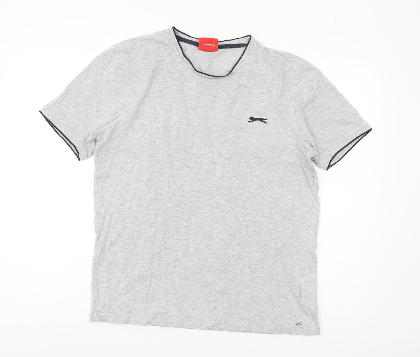 Slazenger Men's Grey Crew Neck T-Shirt M