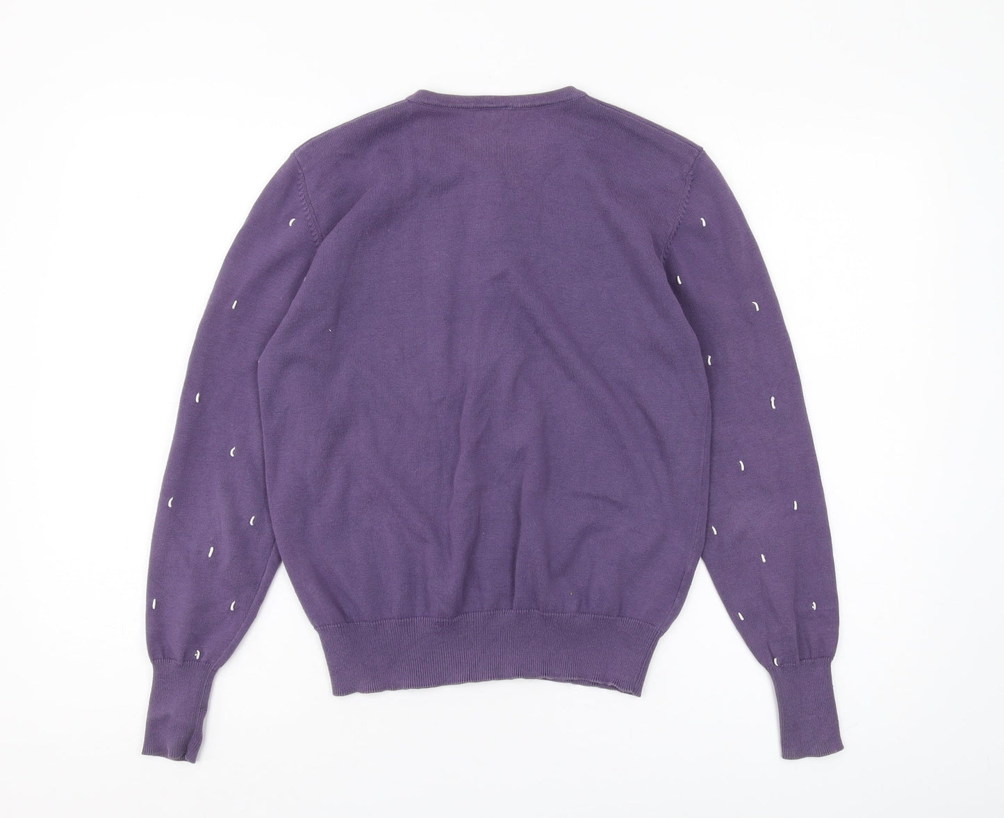 Womens UK Size S Country Casuals Purple Cardigan Jumper