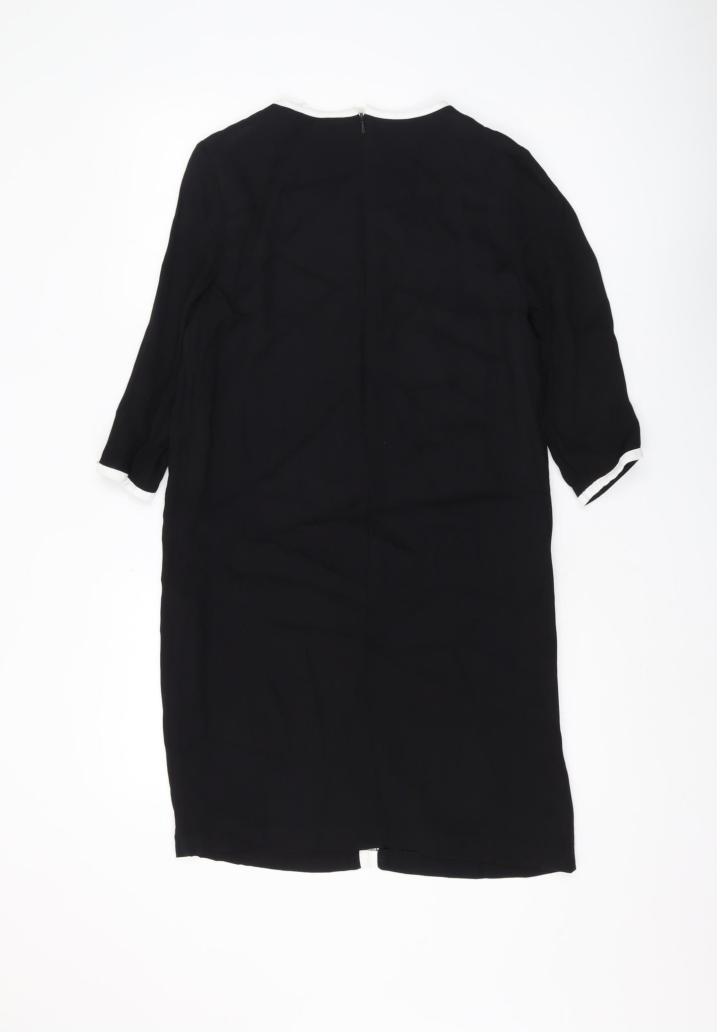 John Lewis Women's Black Shift Dress Size 8