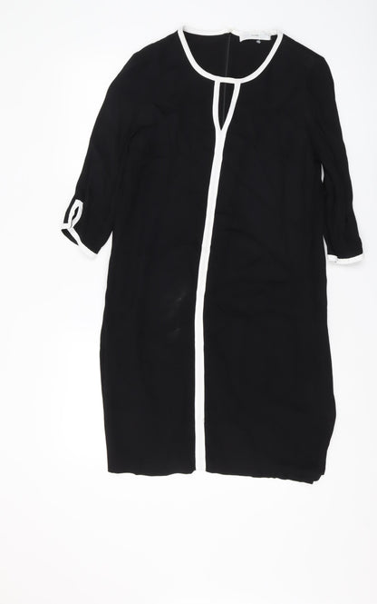 John Lewis Women's Black Shift Dress Size 8