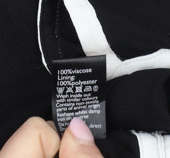 John Lewis Women's Black Shift Dress Size 8