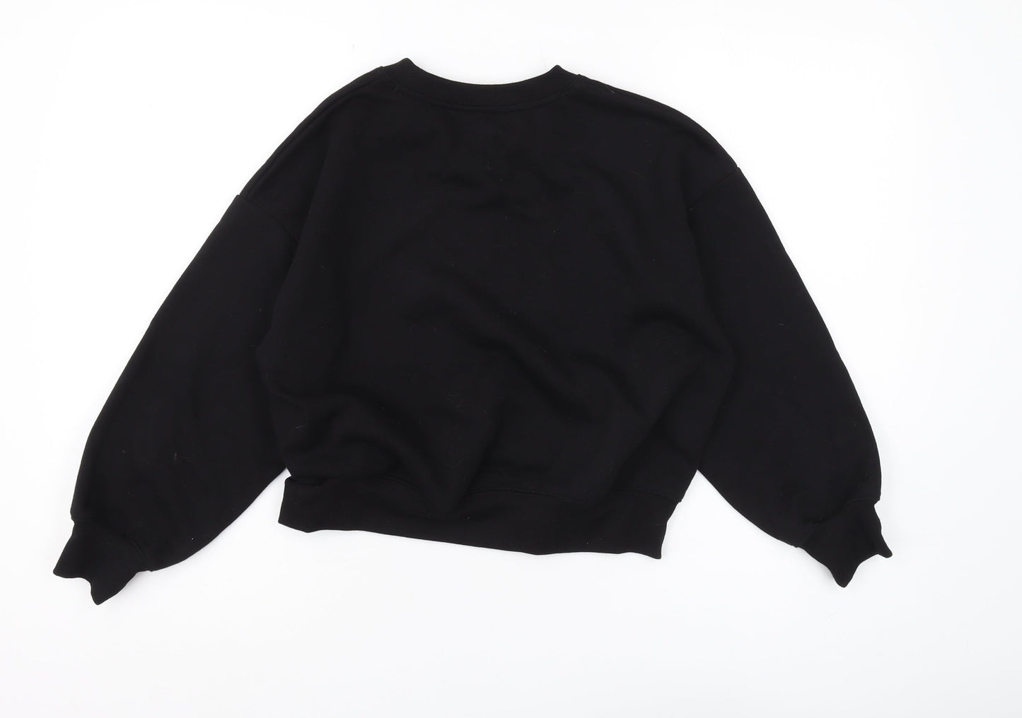 Jordan Girls Black Pullover Sweatshirt M Basketball Logo