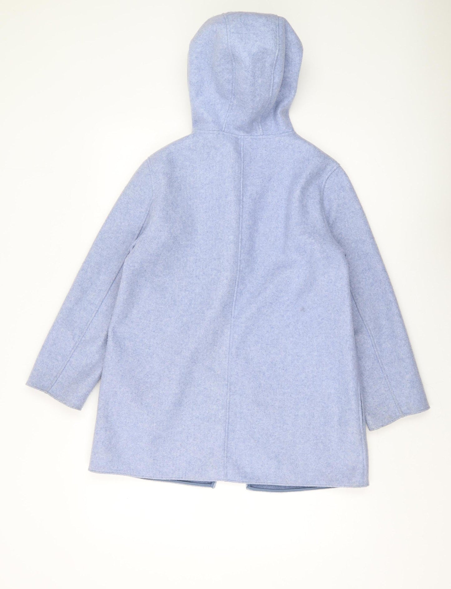 MNG Girls Blue Hooded Coat 11-12 Years - Casual Autumn/Winter Wear