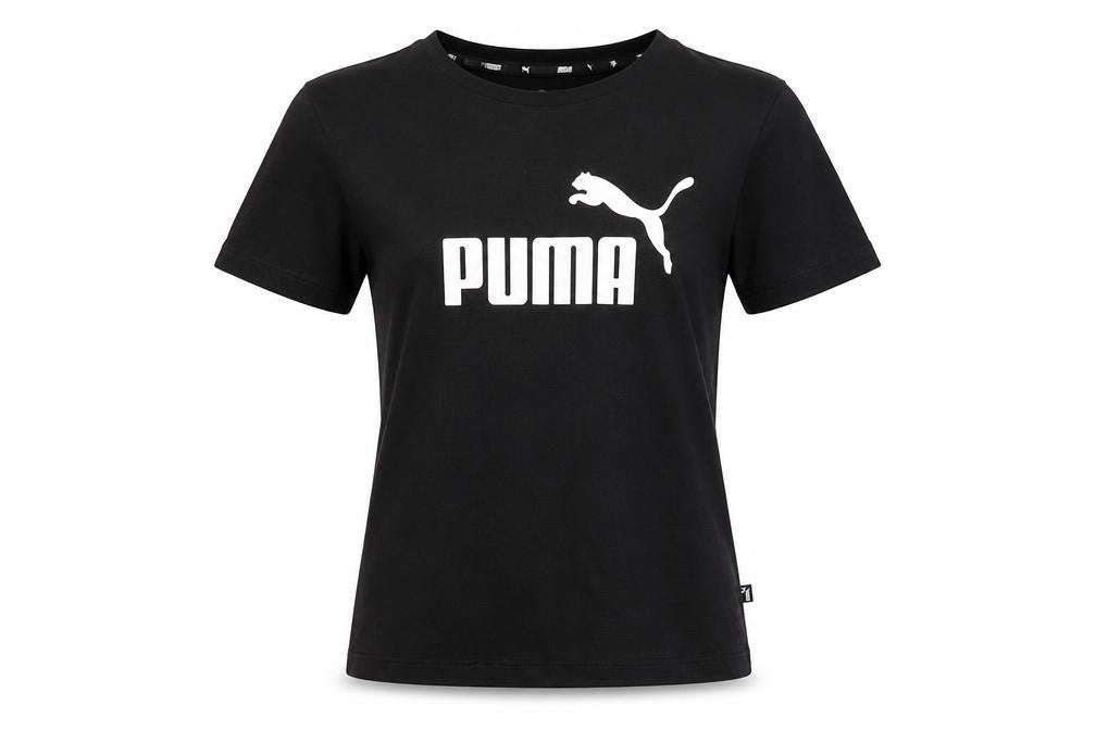 Womens UK Size M PUMA Black Basic T-Shirt