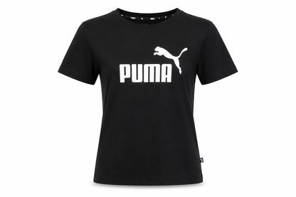 Womens UK Size M PUMA Black Basic T-Shirt