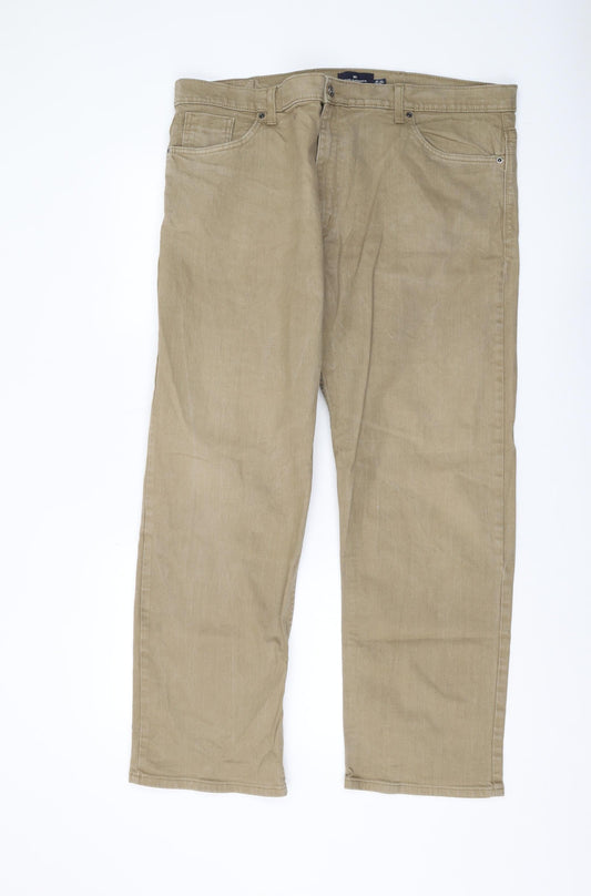 Marks and Spencer Beige Straight Men's Jeans XL