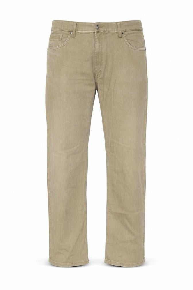 Mens UK Size XL Marks and Spencer Regular Fit Straight Beige Jeans