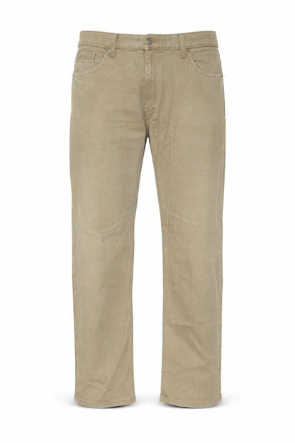 Mens UK Size XL Marks and Spencer Regular Fit Straight Beige Jeans