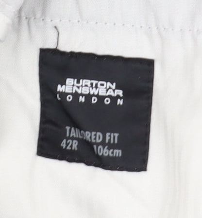 Burton Menswear London Blue Check Dress Pants 42R