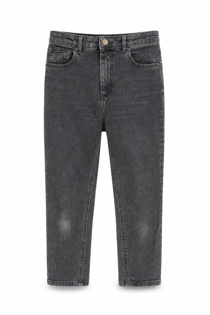 Mens UK Size S ASOS Regular Fit Cropped Grey Jeans