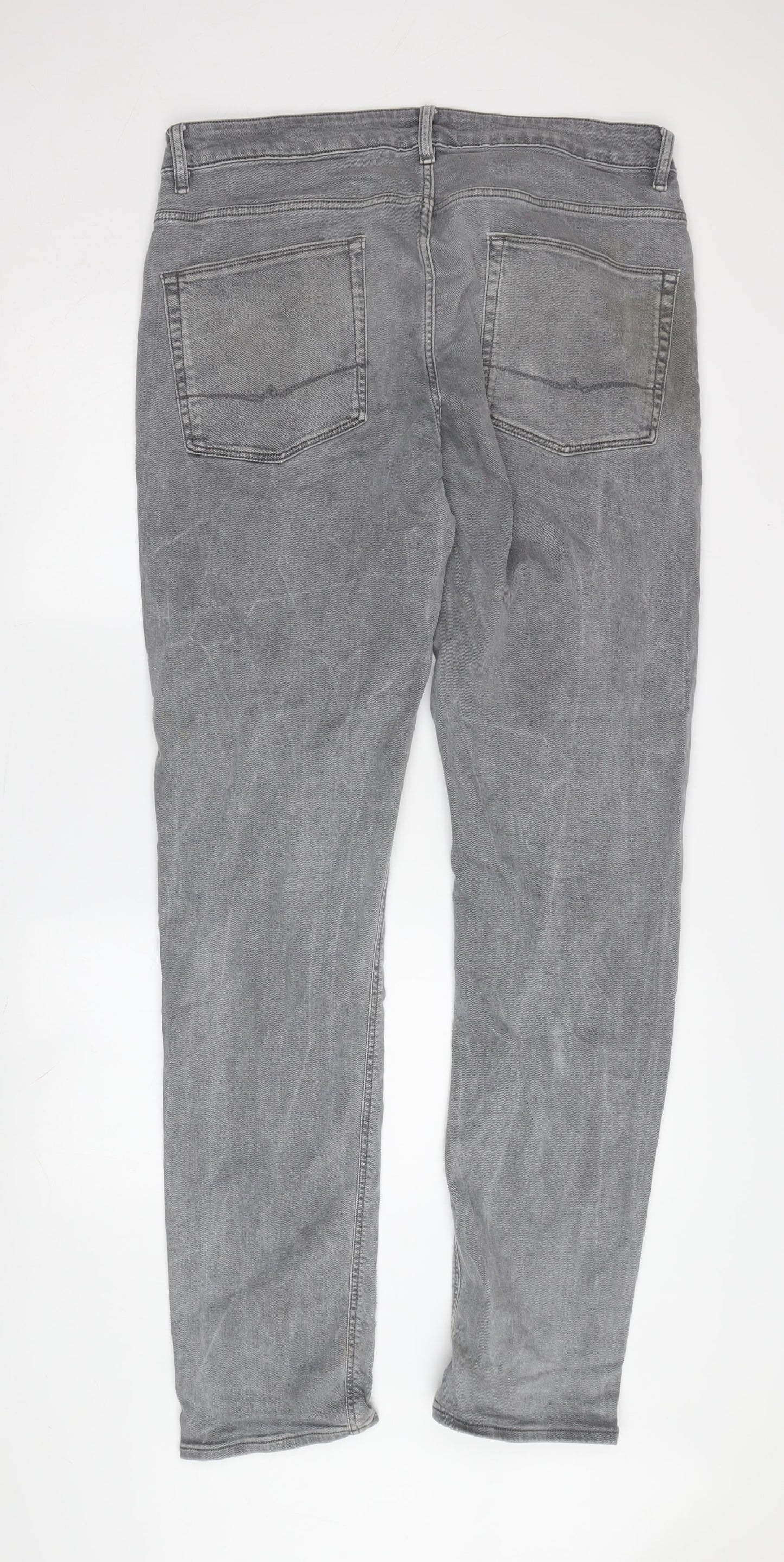 ASOS DESIGN Men's Grey Slim Jeans Size 36