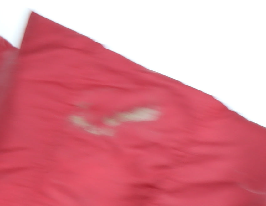Womens UK Size S Coercion Red Puffer Jacket