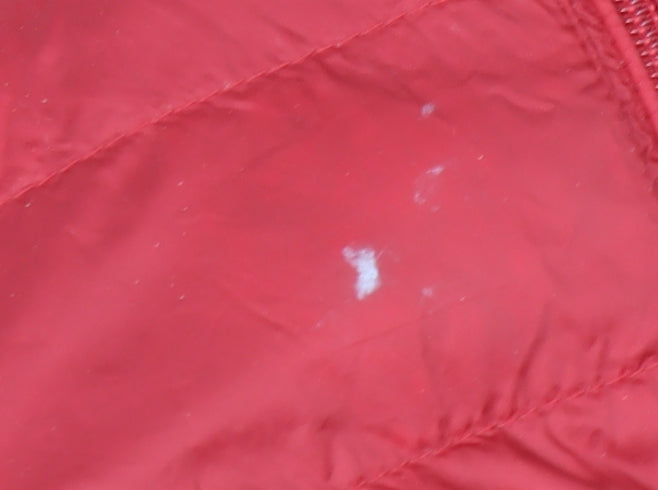 Womens UK Size S Coercion Red Puffer Jacket
