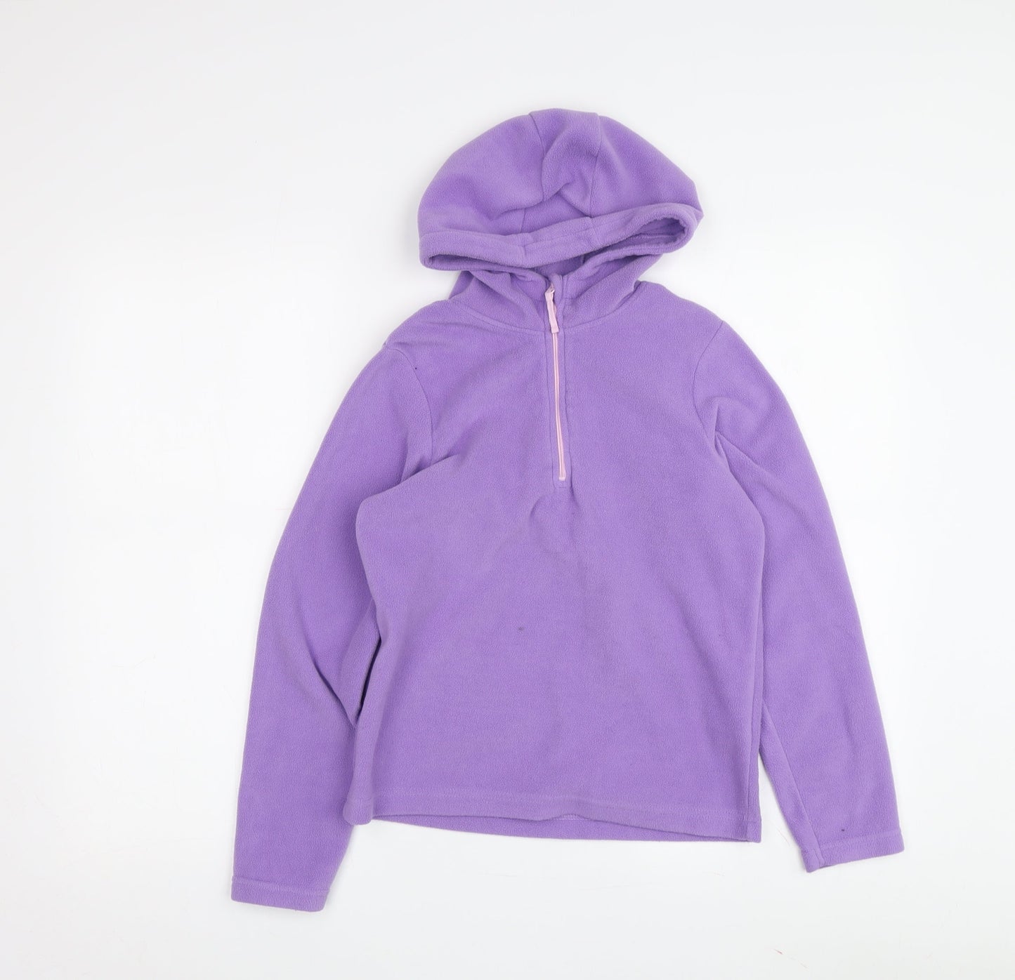 Girls Purple Mountain Warehouse Fleece Pullover Hoodie - Size 9-10