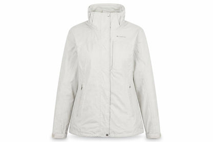 Quechua Women's Grey Waterproof Rain Coat - Size 8