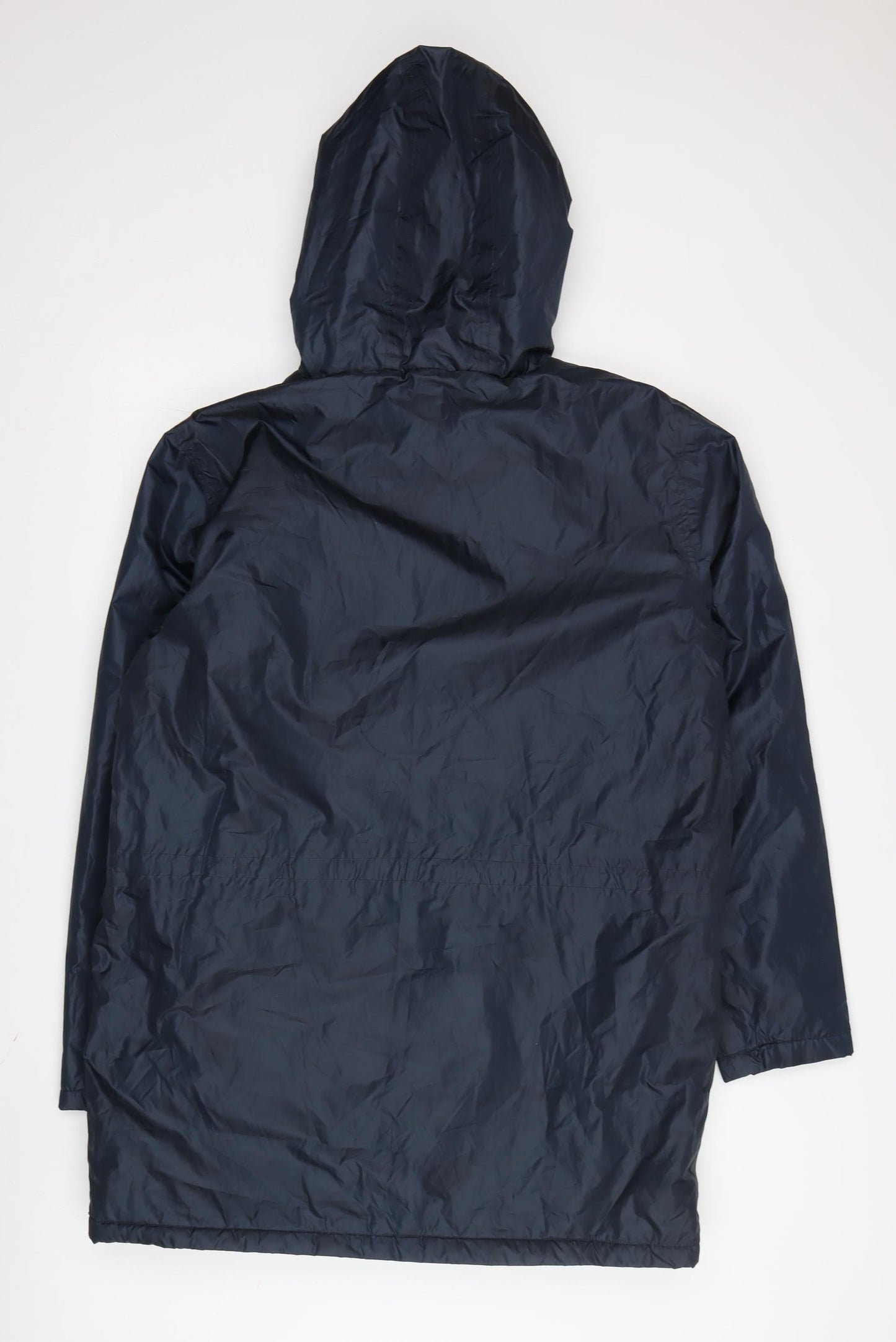 Womens UK Size M Cotton Traders Blue Parka Coat