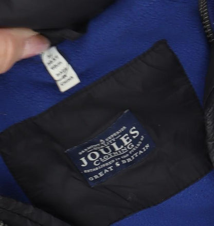 Joules Boys Black Hooded Puffer Jacket 5 Years