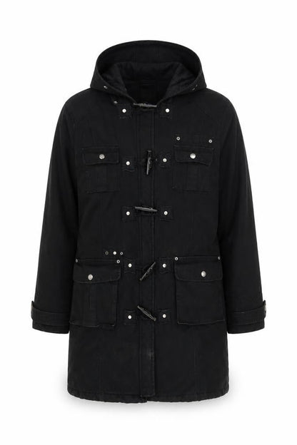 Womens UK Size 14 Dorothy Perkins Black Parka Coat