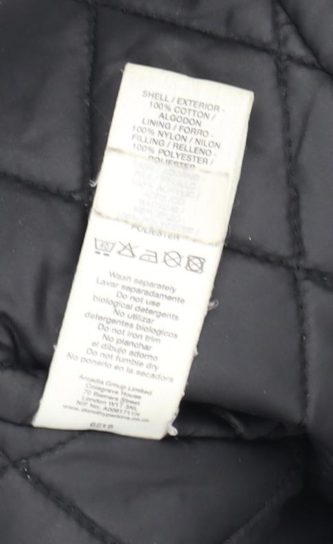 Womens UK Size 14 Dorothy Perkins Black Parka Coat