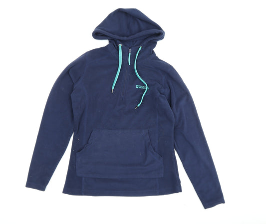 Womens UK Size M Mountain Warehouse Blue Pullover Hoodie
