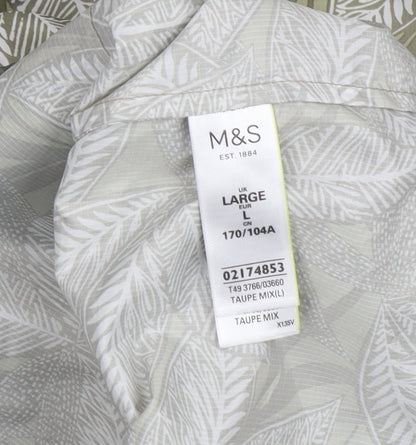 Womens UK Size L Marks and Spencer Multicoloured Rain Coat