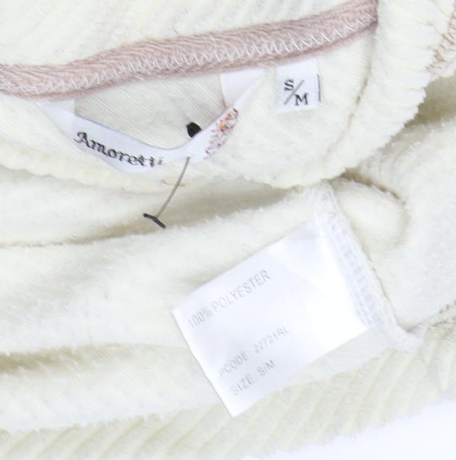 Womens UK Size S Amoretti Ivory Basic Jacket