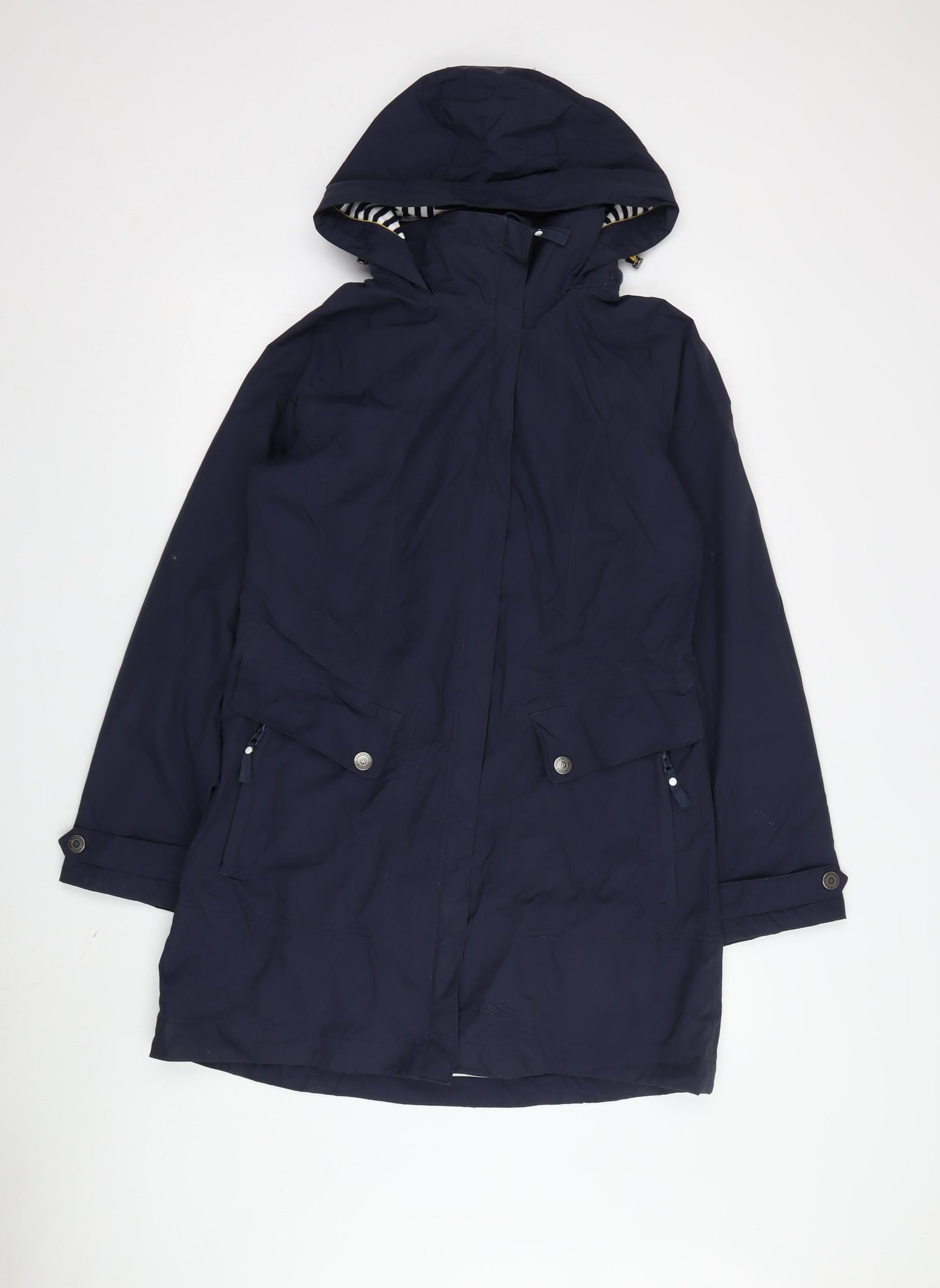 Womens UK Size M Trespass Blue Parka Coat