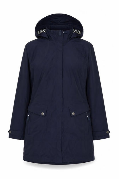 Womens UK Size M Trespass Blue Parka Coat