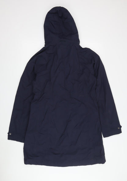 Womens UK Size M Trespass Blue Parka Coat