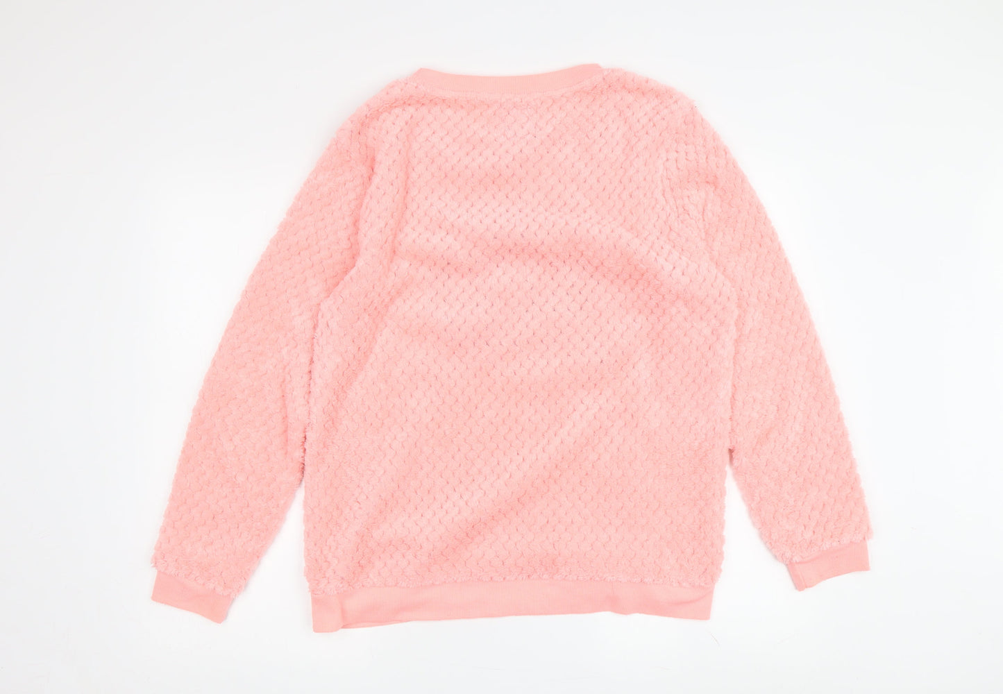 Womens UK Size M Disney Pink Pullover Sweatshirt