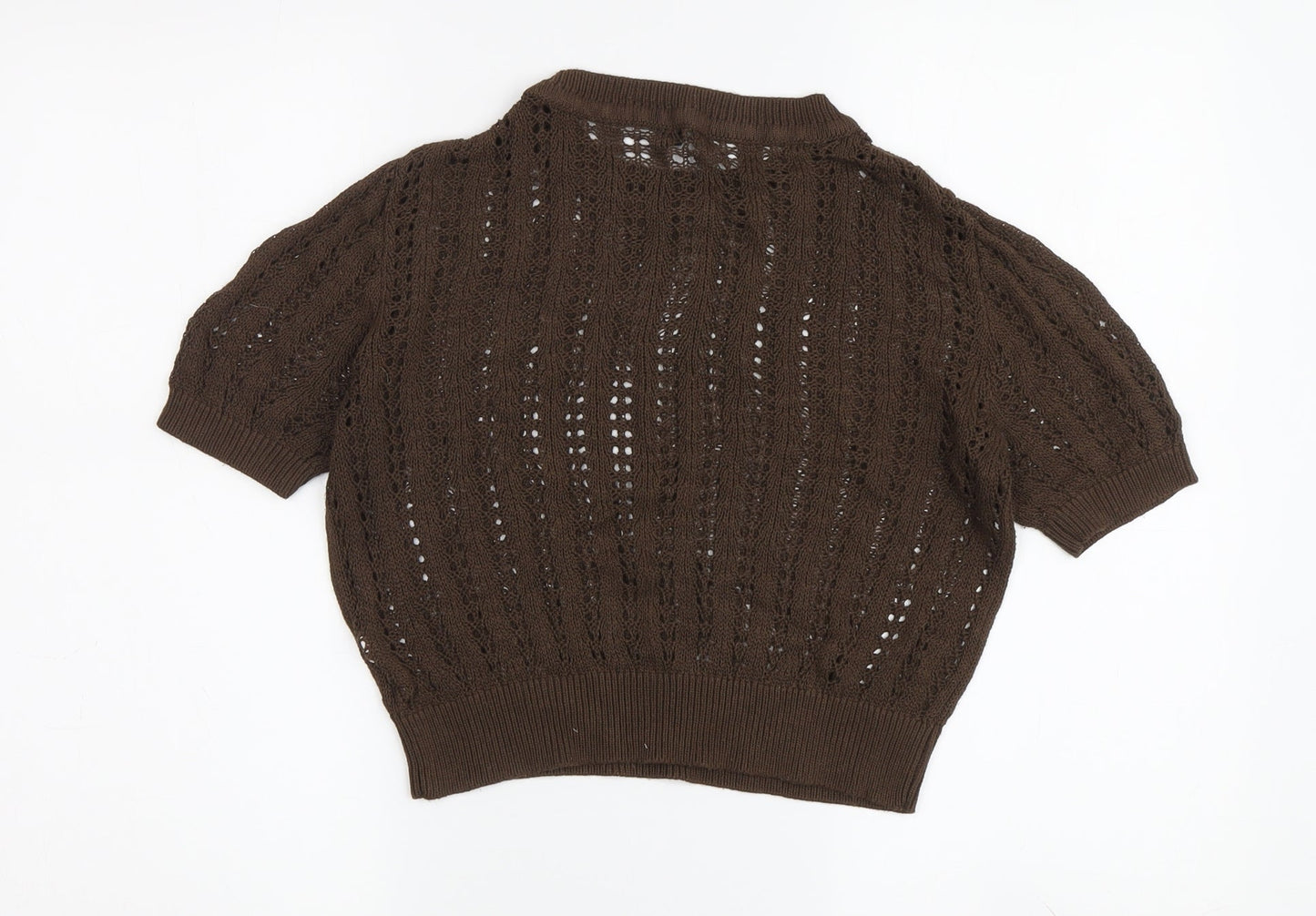 Womens UK Size S Motel Brown Pullover Jumper